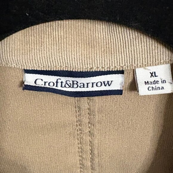 Croft + Barrow Tan Corduroy Jacket XL - Picture 6 of 6
